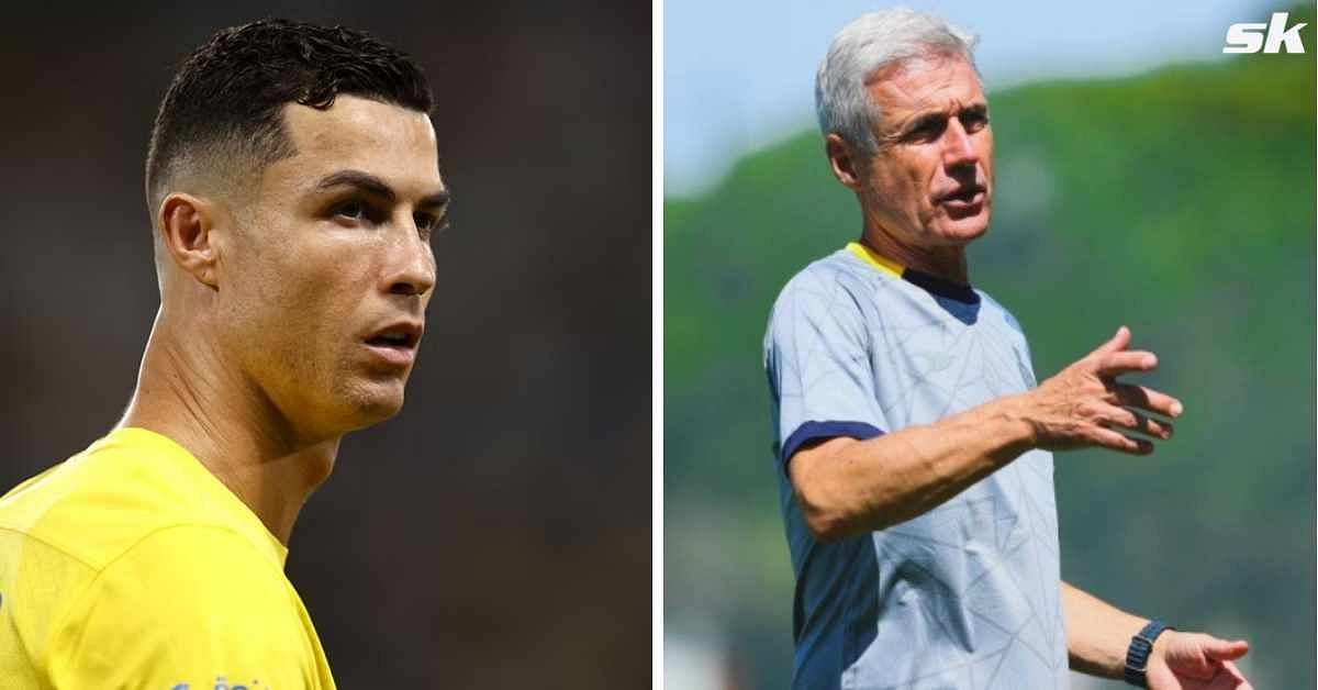 Cristiano Ronaldo and Al-Nassr coach Luis Castro