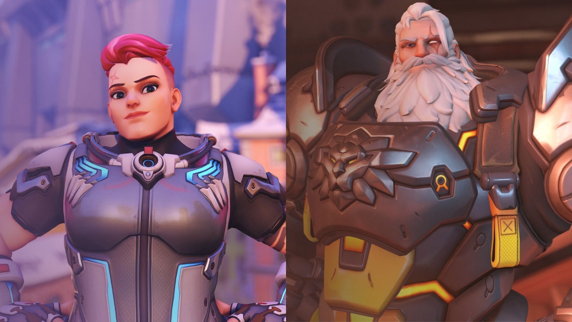 Reinhardt and Zarya in Overwatch 2 (Image via Blizzard Entertainment)