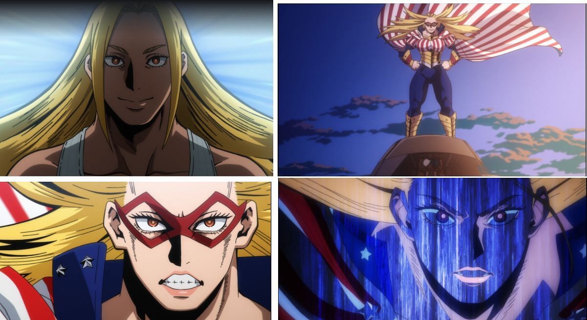 My Hero Academia season 7 episode 1: Some Stars and Stripe frames (Image via studio bones)