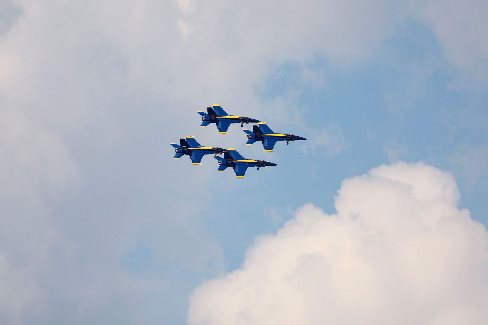 The unit presents an aerial show during Milwaukee Brewers v Chicago Cubs(Image via Getty)