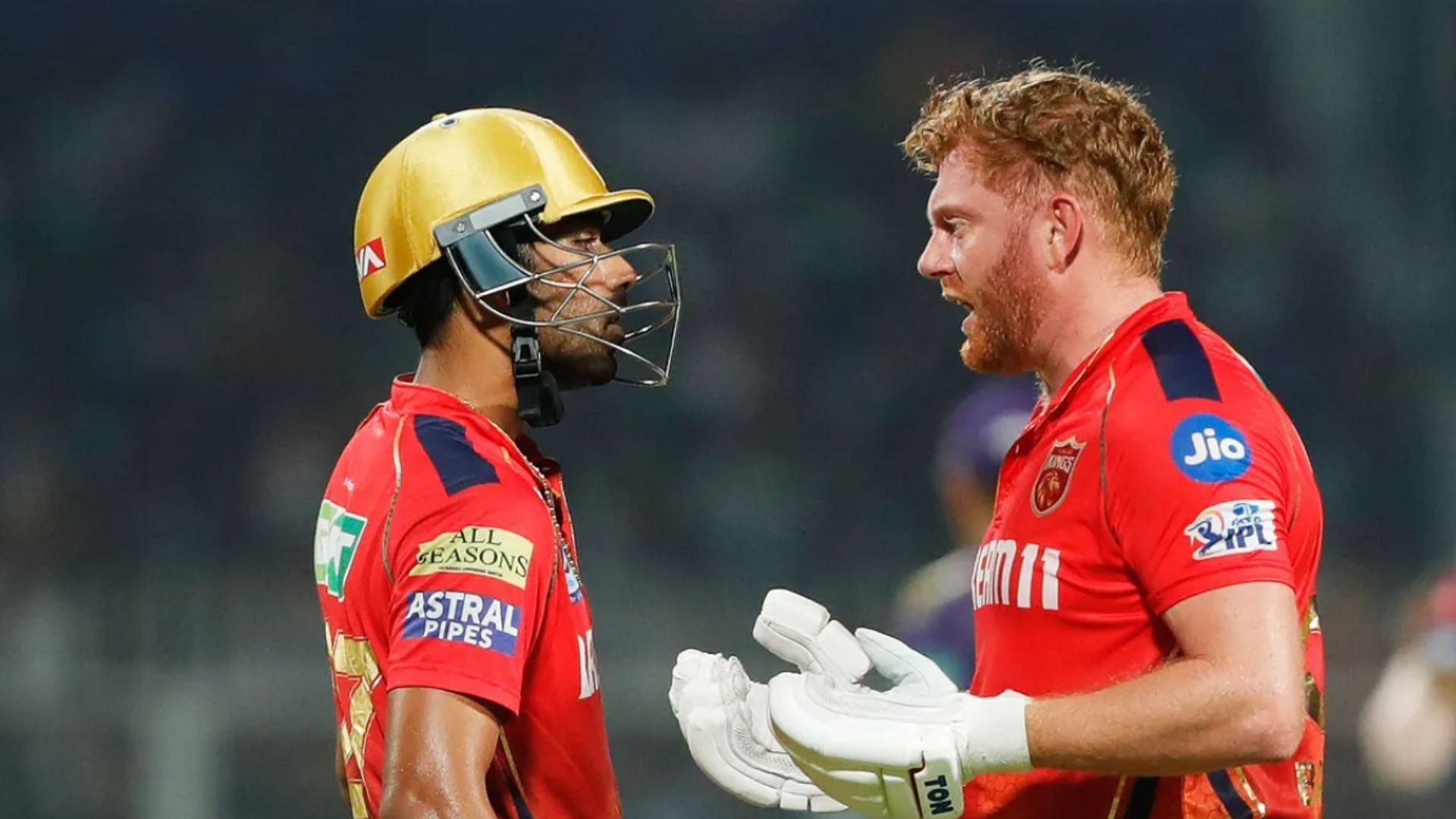 Jonny Bairstow encouraged Shashank Singh after the PBKS