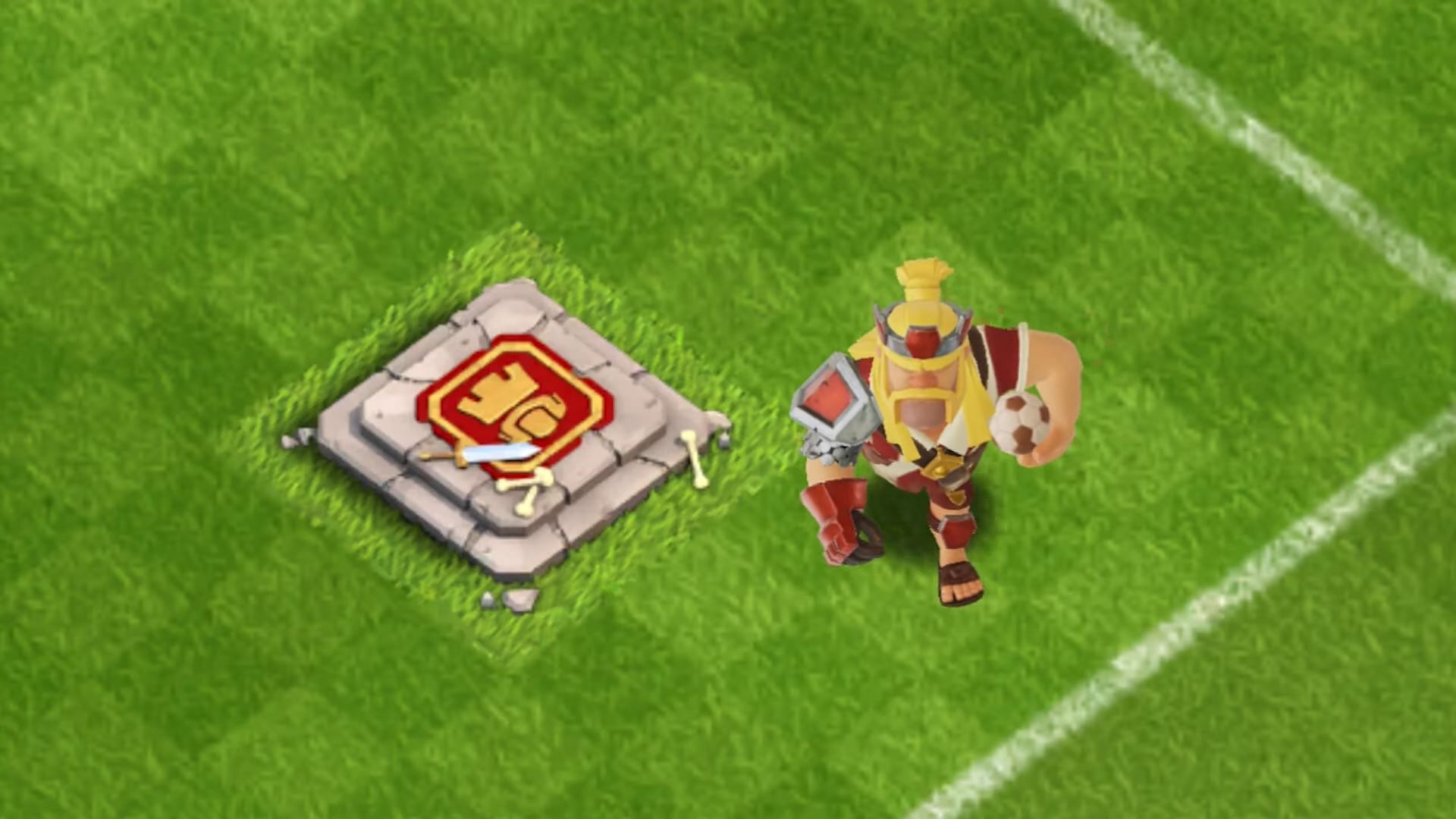 Animations of the Football King Hero (Image via Supercell)