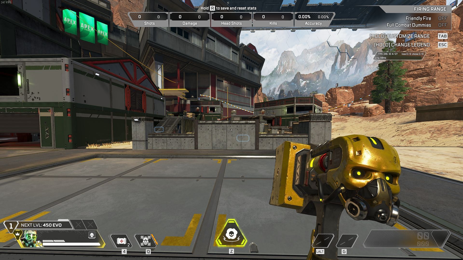 Training Grounds in Firing Range (Image via Electronic Arts)