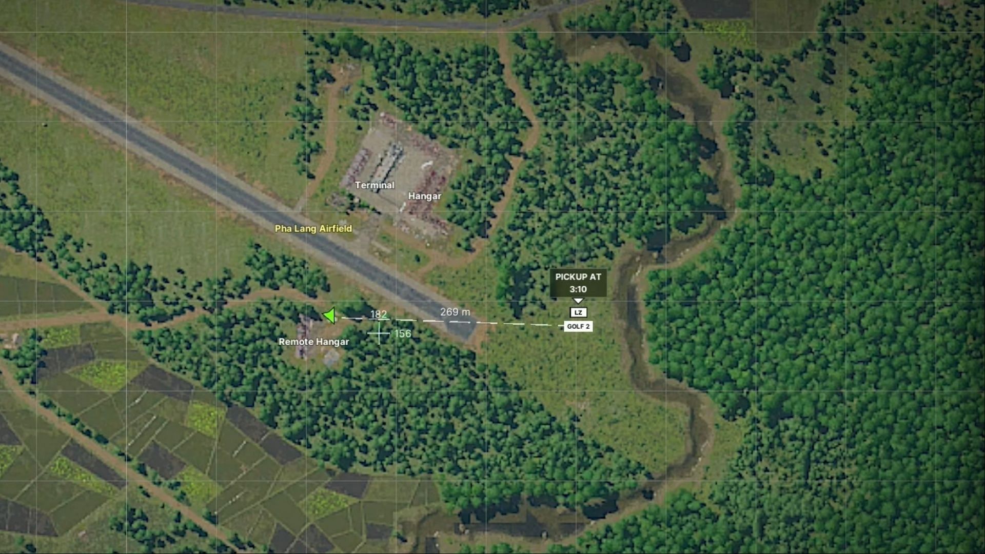 Locating Pha Lang airfield for A Single Drop in Gray Zone Warfare (Image via Madfinger Games)