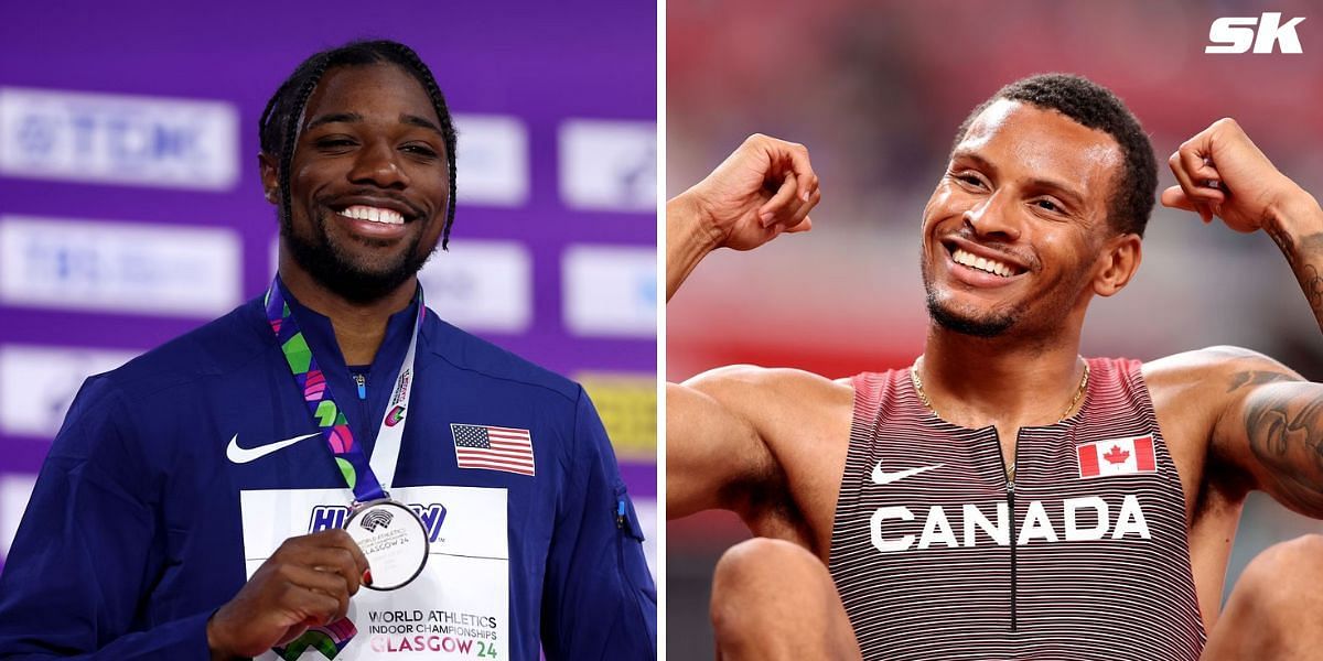 Noah Lyles and Andre de Grasse will be competing at the World Athletics Relays 2024