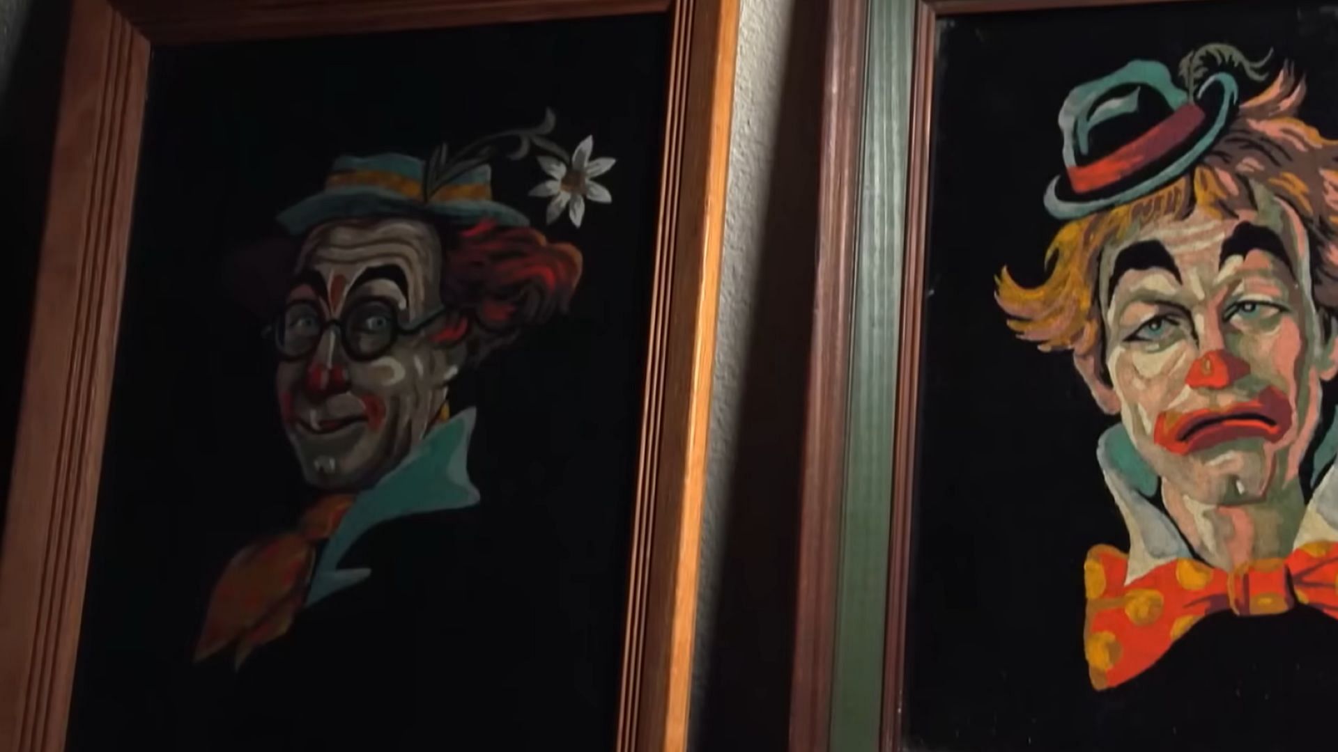 Clown paintings made by Marlene in her younger days (image via 48 Hours)