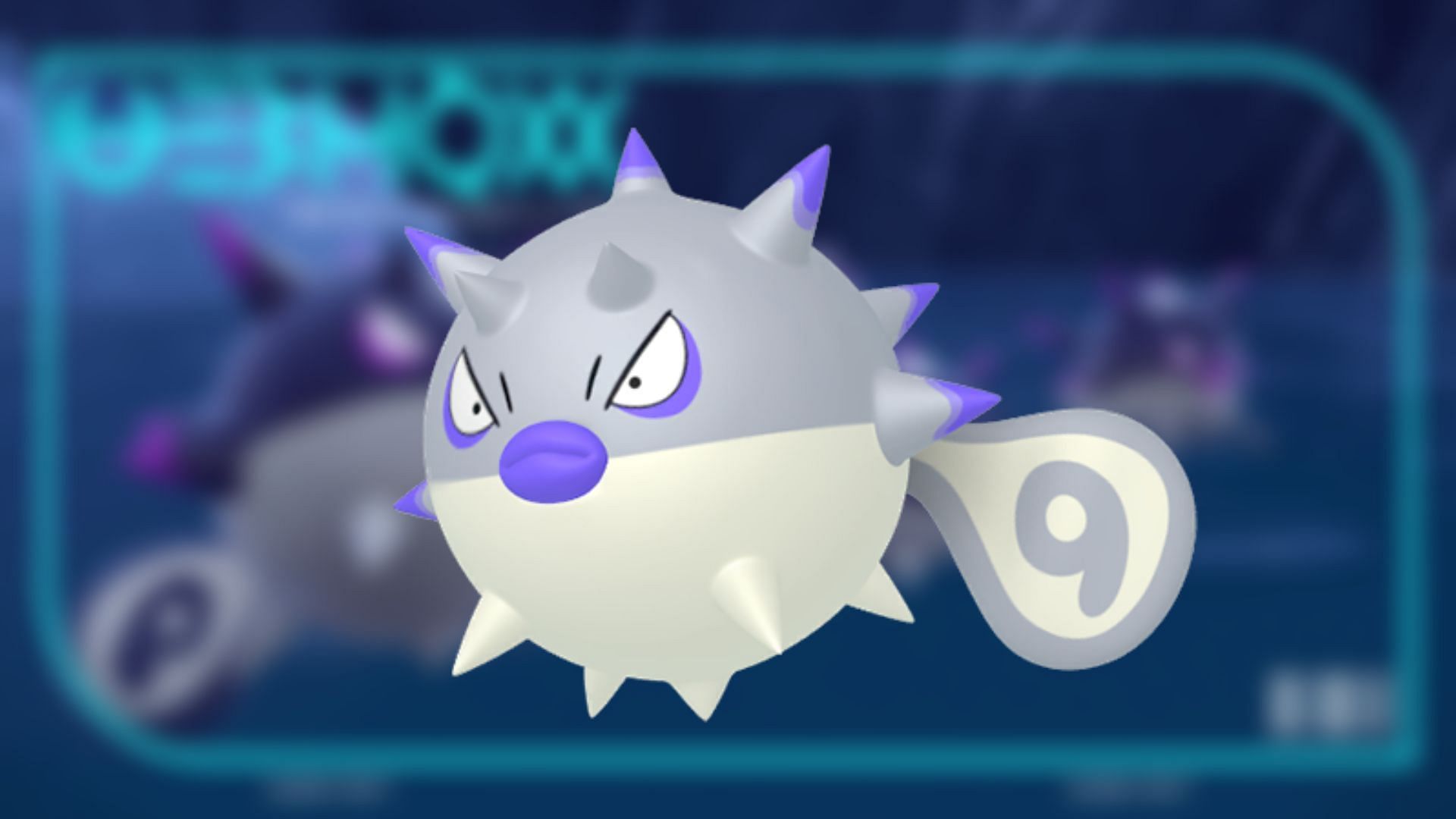 Shiny Hisuian Qwilfish is a relatively rare occurrence in Pokemon GO (Image via The Pokemon Company)