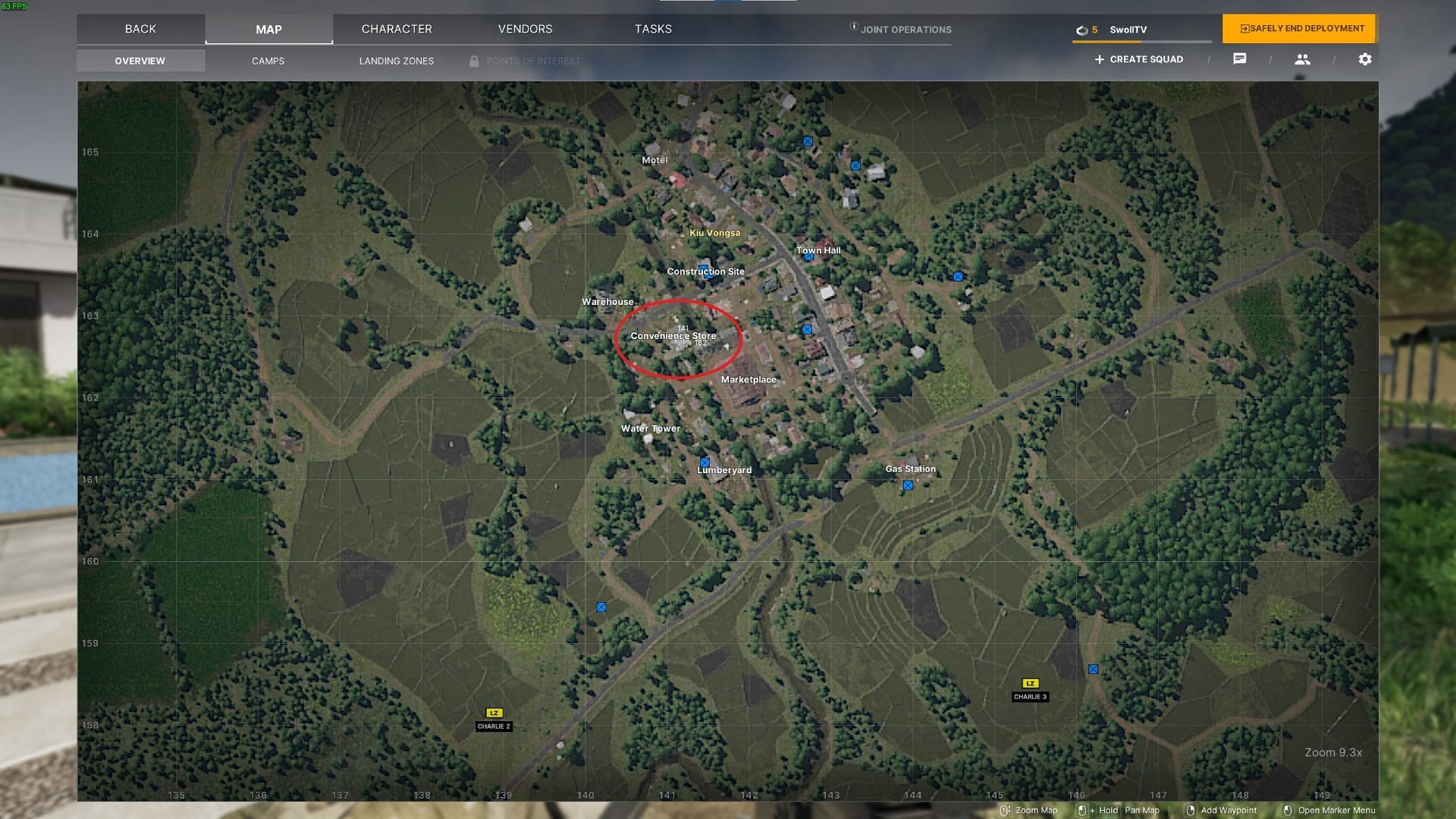 First Recon task map location (Image via Madfinger Games)