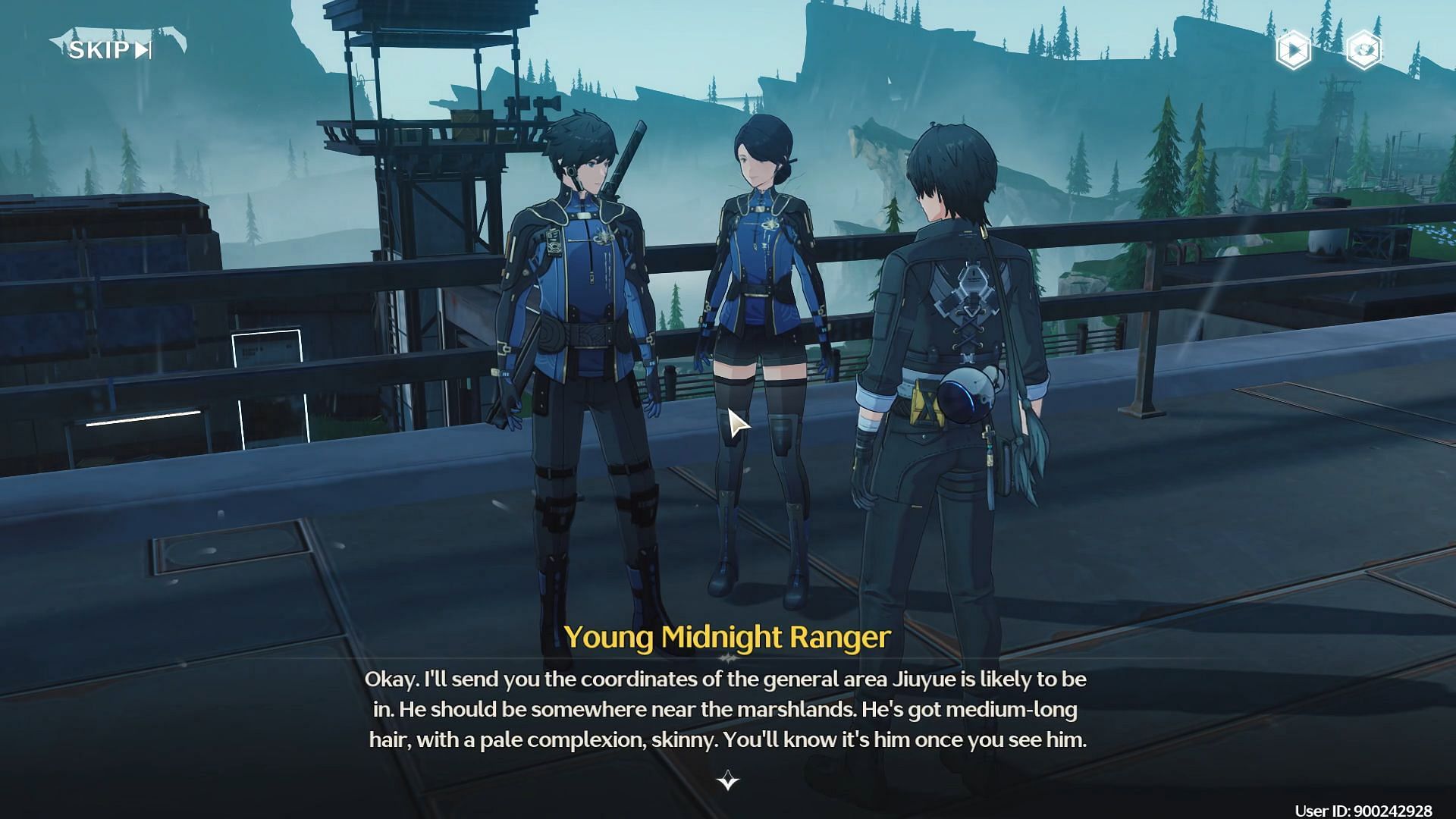 Talk to the Midnight Rangers (Image via Kuro Games)