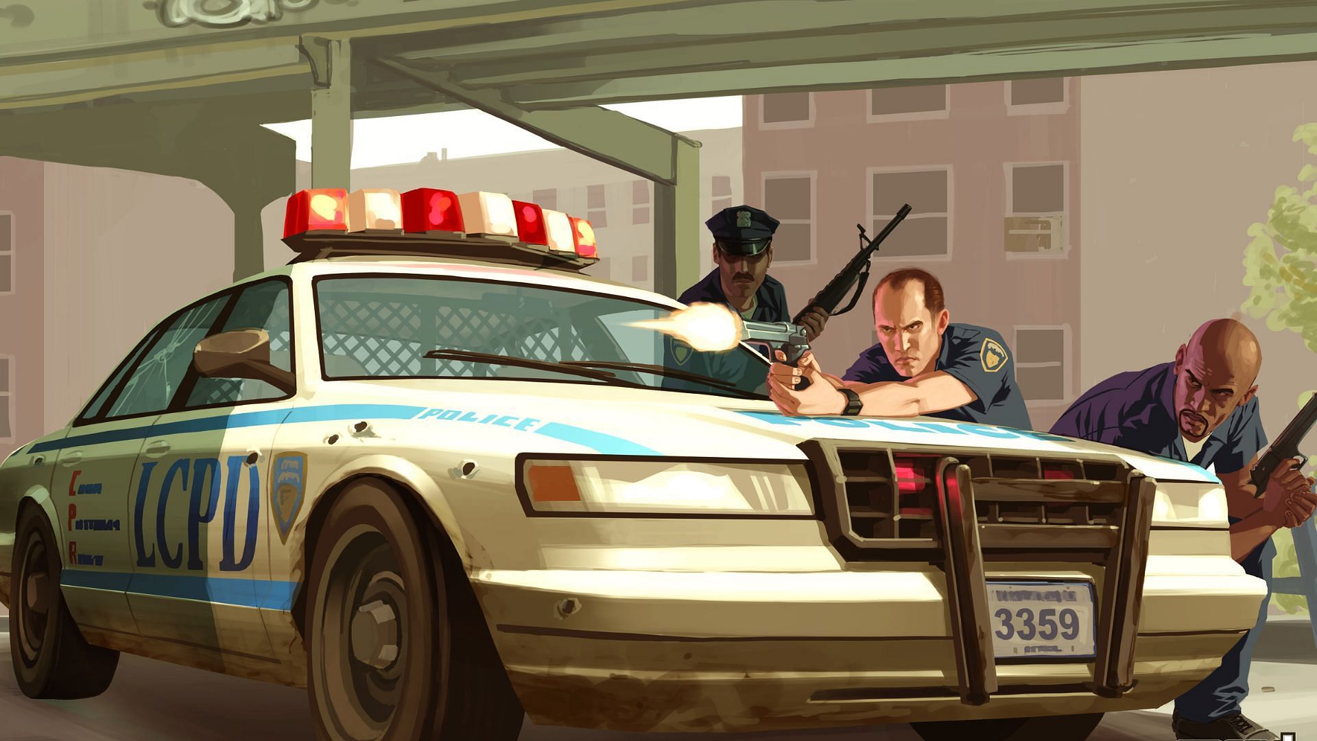 Official artwork from GTA 4 (Image via Rockstar Games)