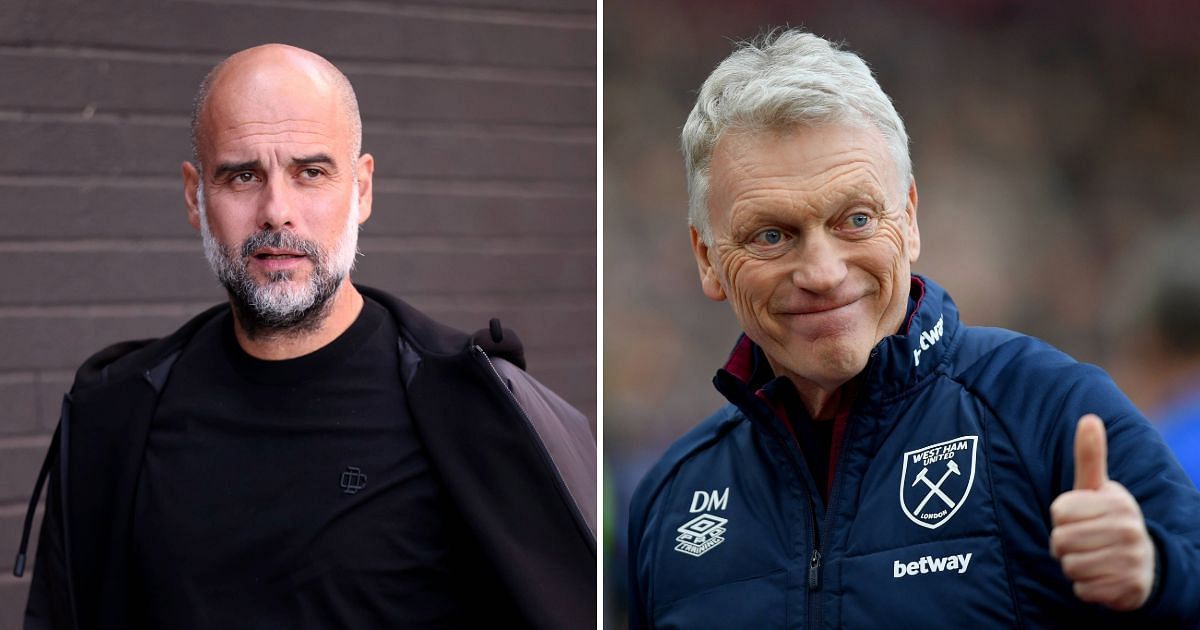 Pep Guardiola and David Moyes (Getty)