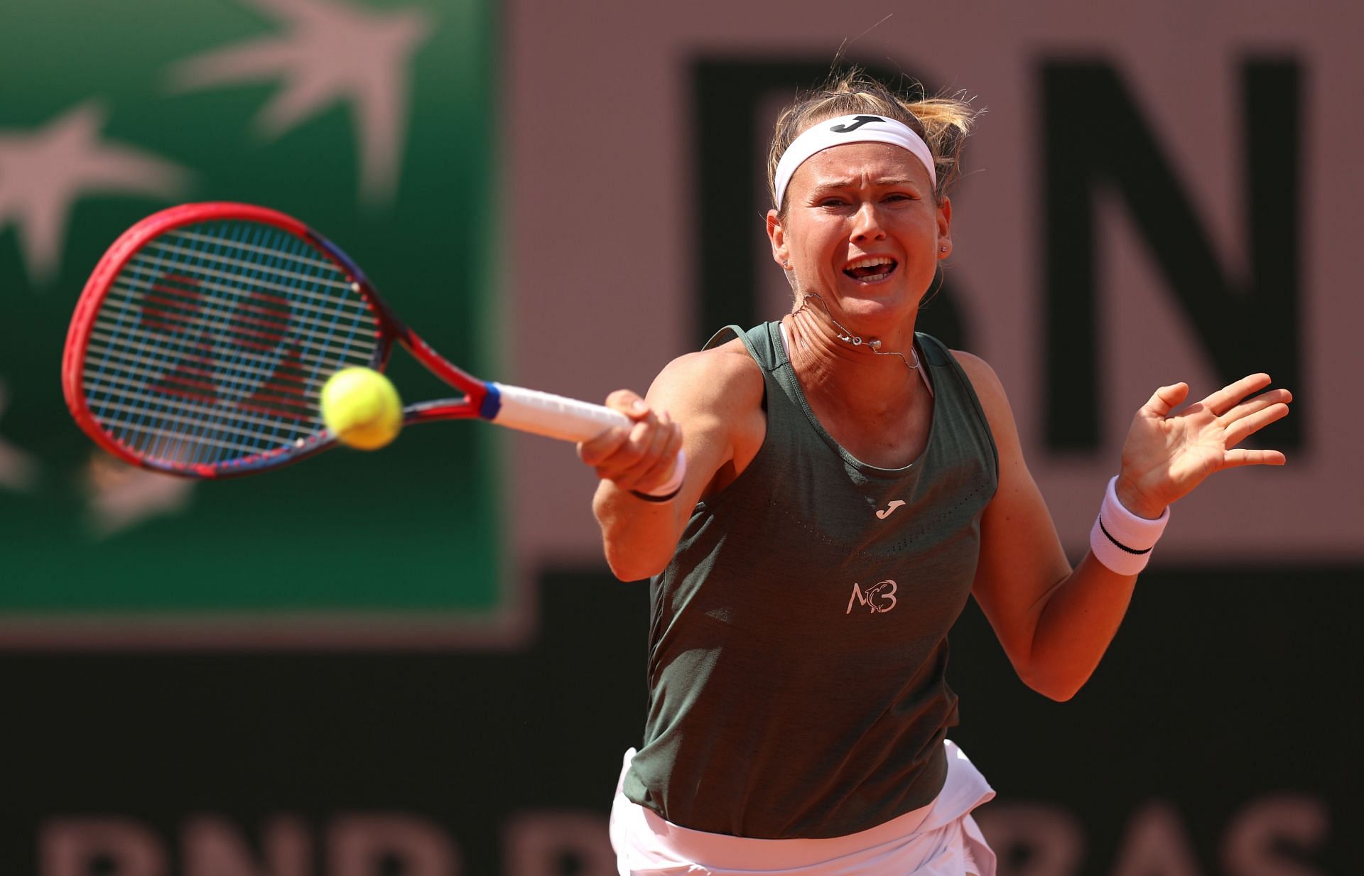 Bouzkova at the 2024 French Open - Day 1