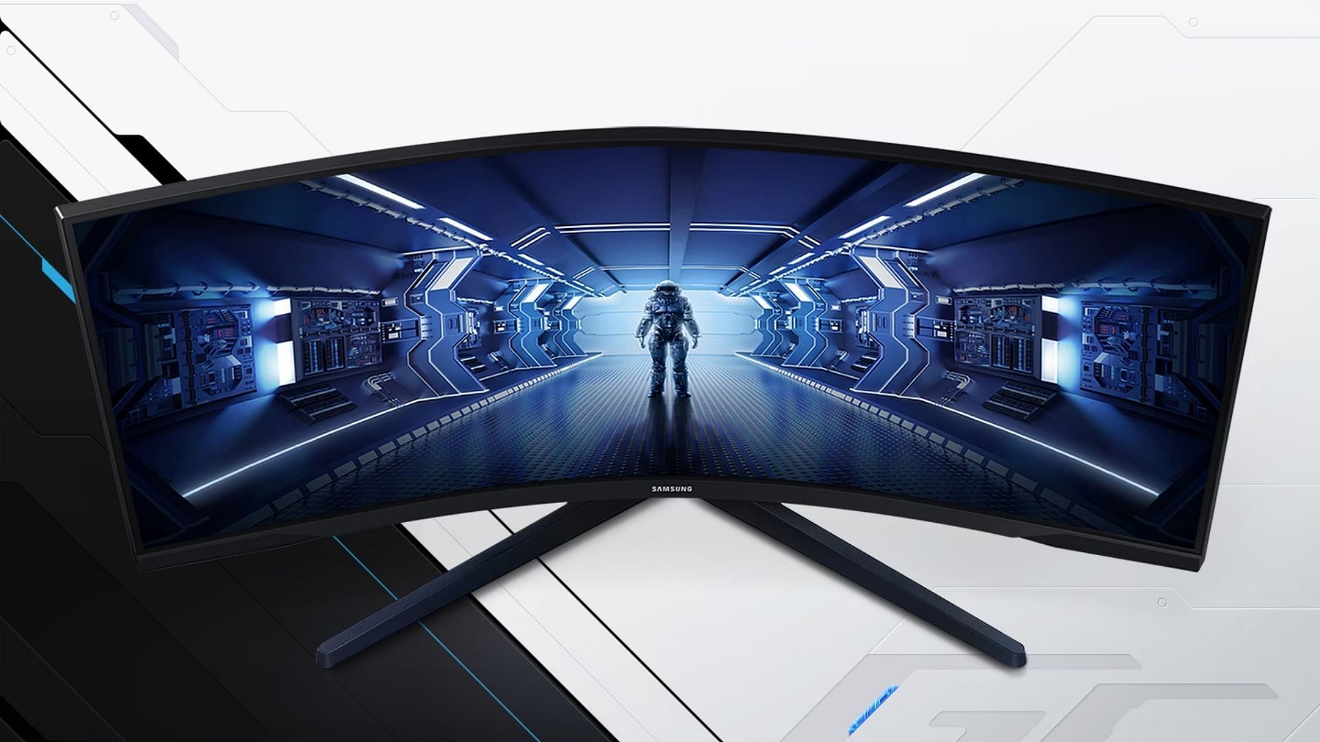 Curved monitors are expensive but are they better than flat monitors? (Image via Samsung)
