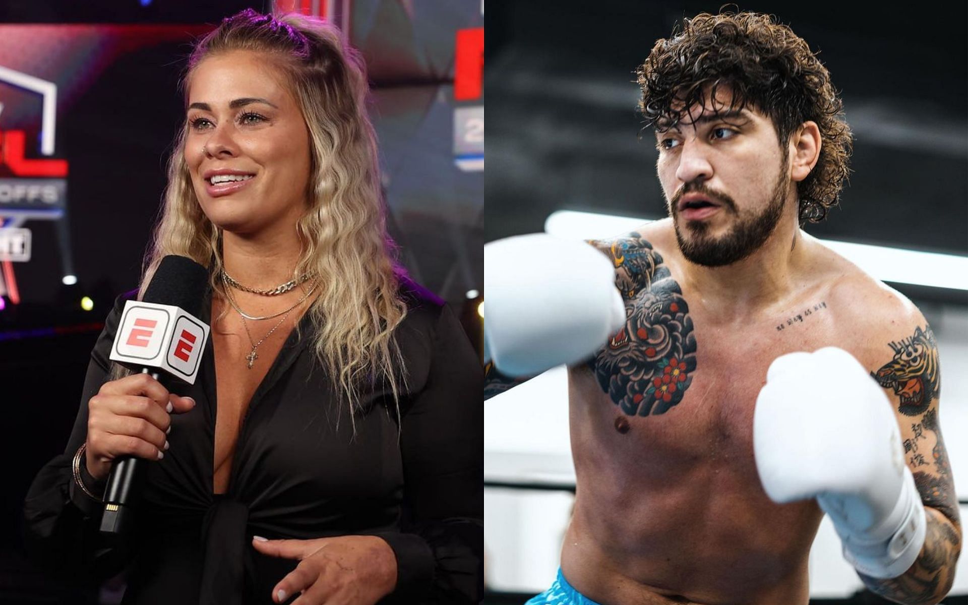 Paige VanZant (left) and Dillon Danis (right) have been exchanging barbs on social media [Images courtesy: @paigevanzant and @dillondanis on Instagram]