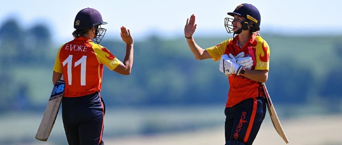 The Scorchers Women in action (Image Courtesy: www.cricketireland.in)