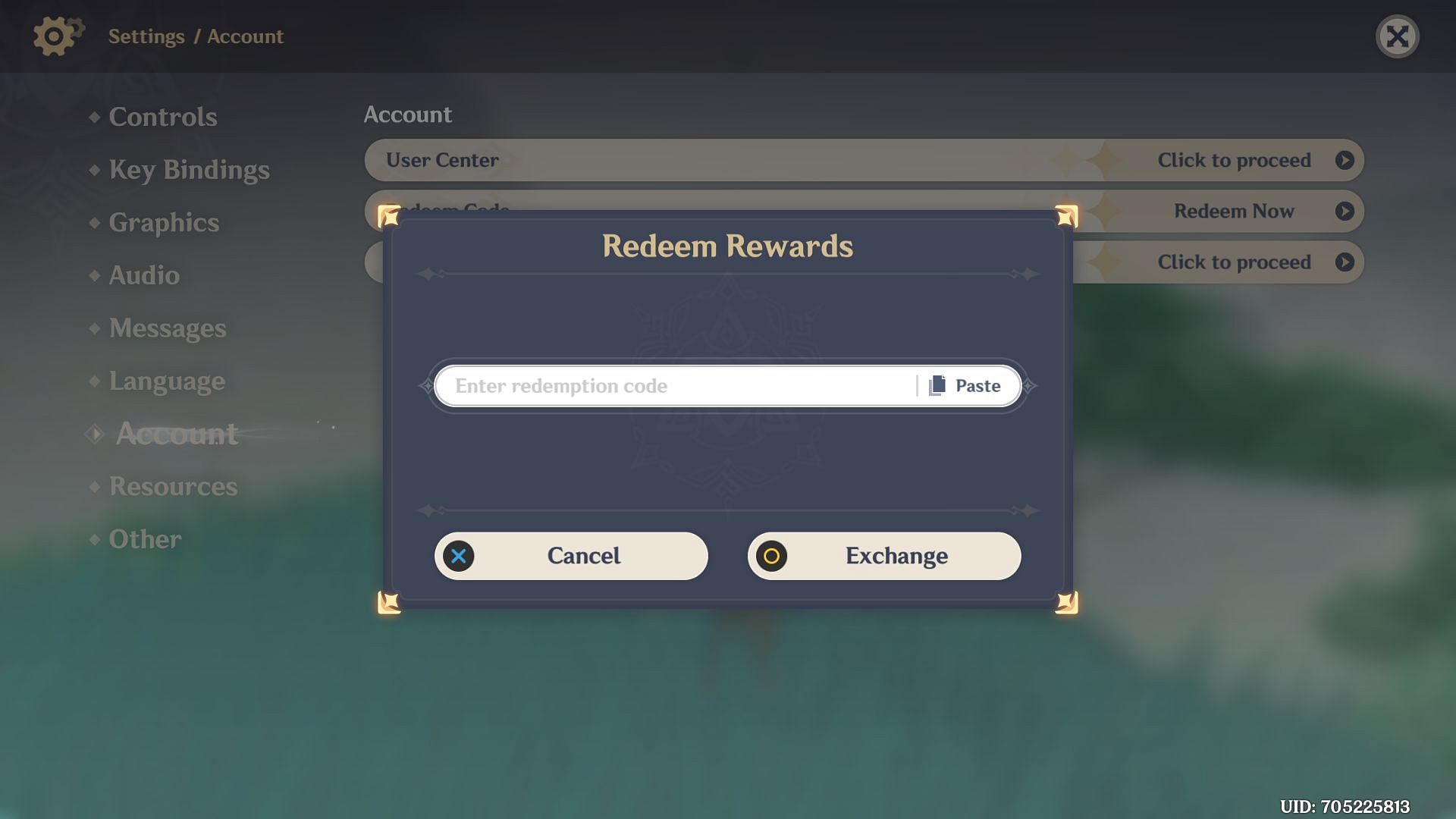 How to redeem in-game? (Image via HoYoverse)