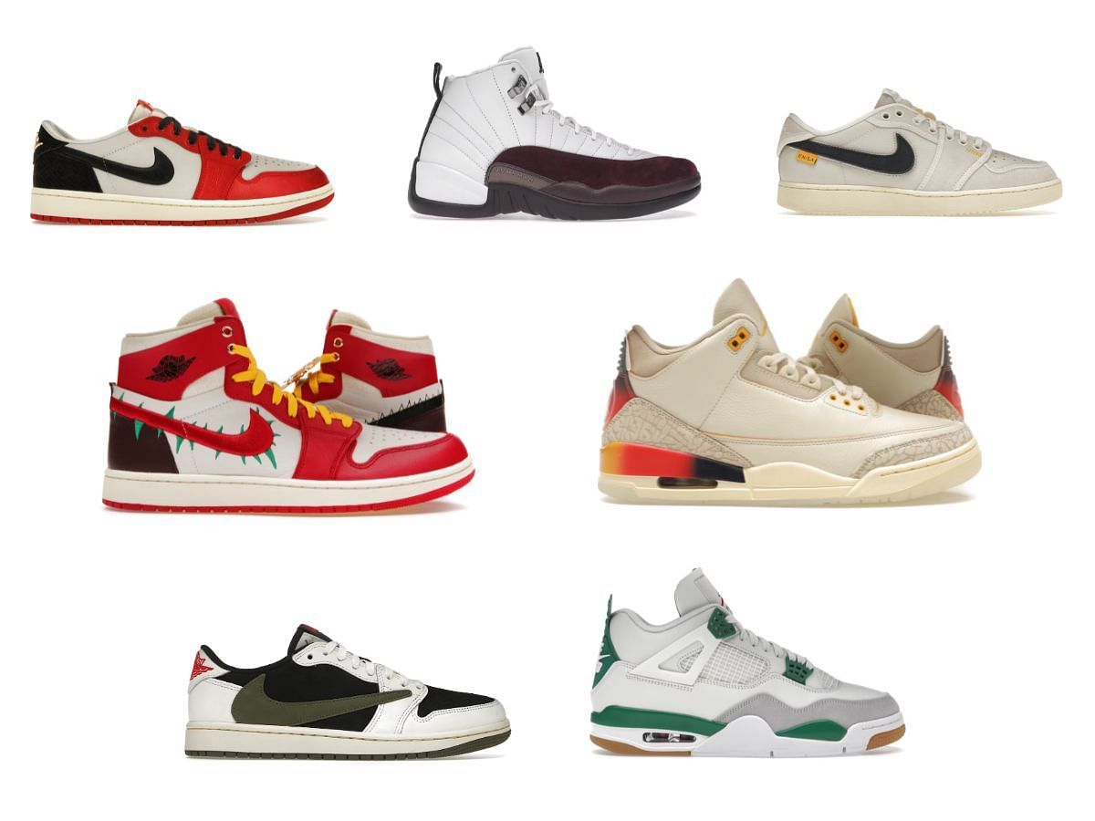 Best Air Jordan collaborative sneakers to avail in 2024 (Image via Sportskeeda)