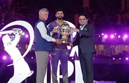 "Taking you everywhere I go" - Shreyas Iyer poses with IPL trophy from a swimming pool