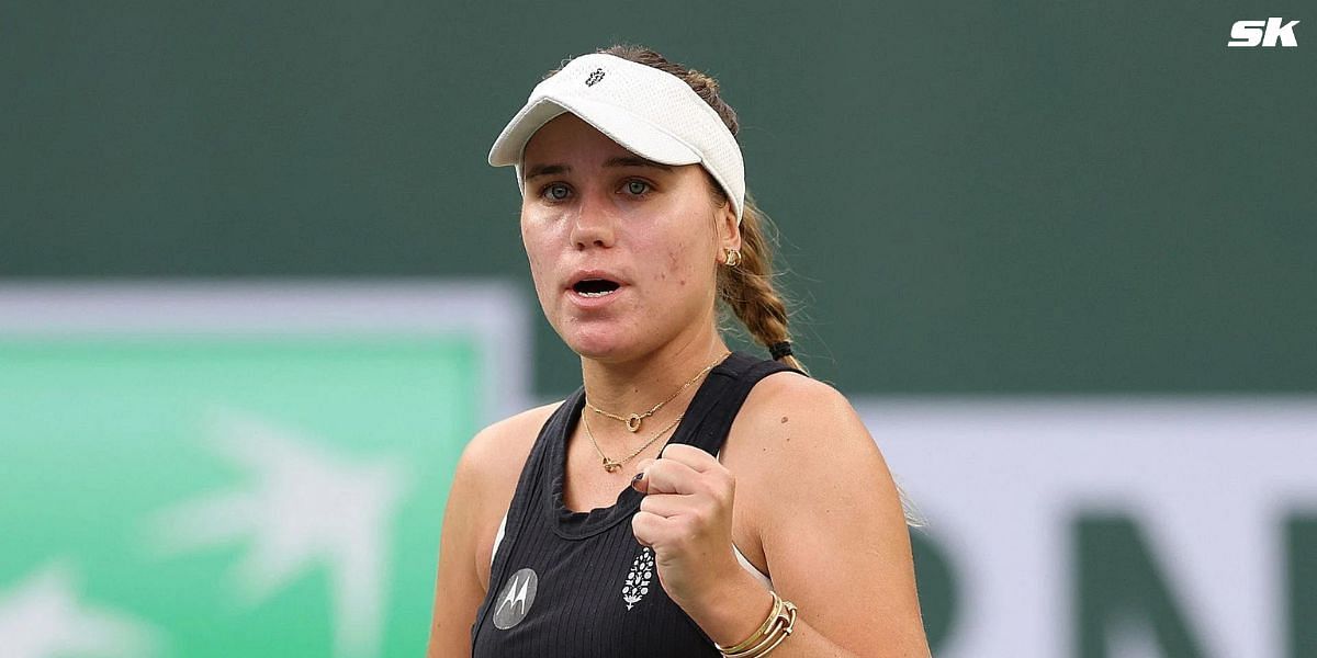 Sofia Kenin won her first-round match at the Italian Open