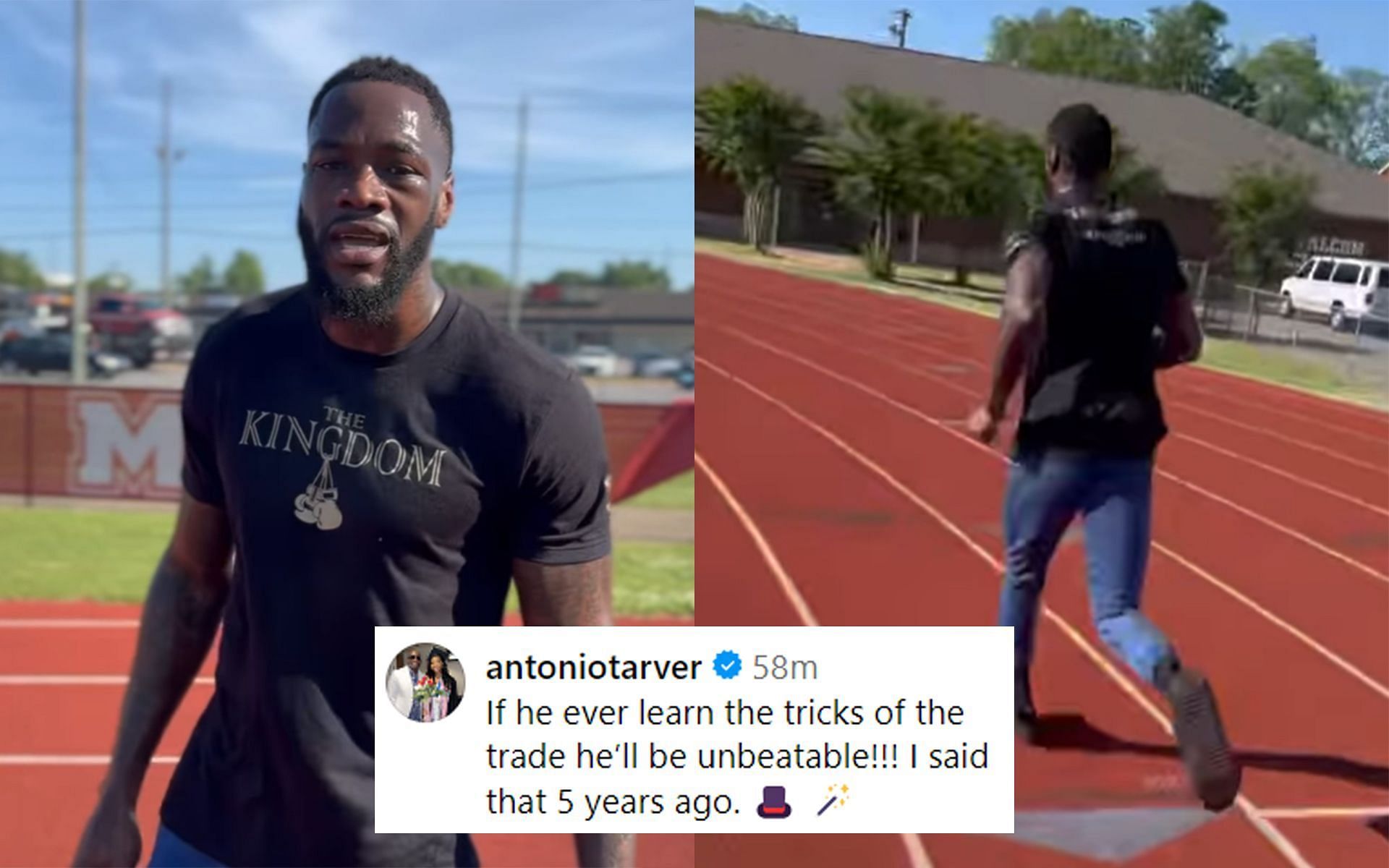 Deontay Wilder kickstarted his mission to get back to the top [Images Courtesy: @bronzebomber Instagram]