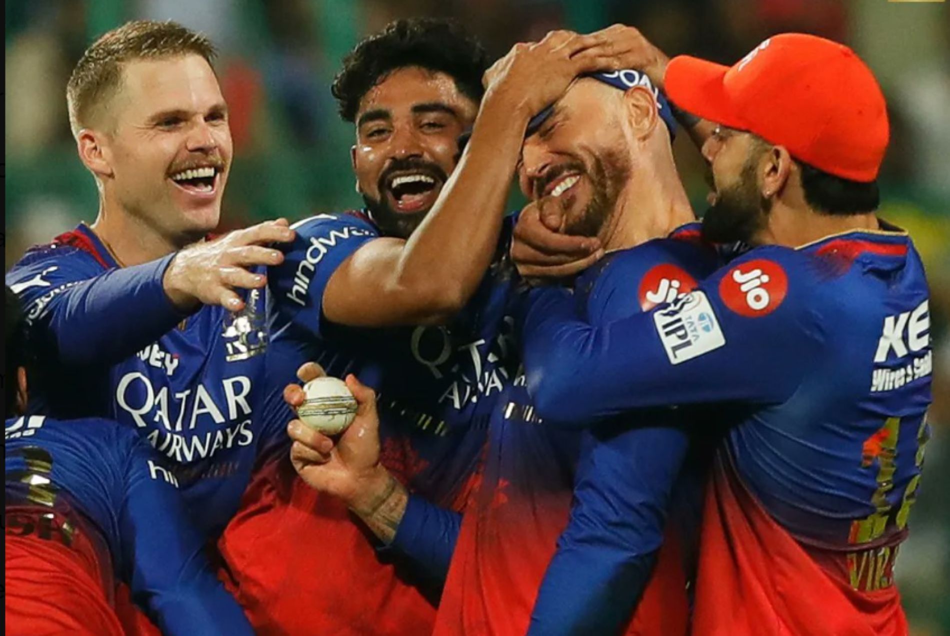 RCB will look to make it seven straight wins in the Eliminator against RR [Credit: RCB Twitter handle]