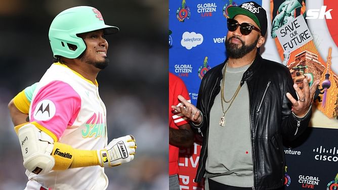 WATCH: Three-time batting champ Luis Arraez teams up with The Kid Mero in basketball-themed Corona ad