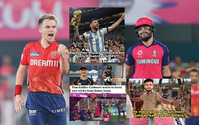 "Time waste mat karo"- Top 10 funny memes after 1st innings of PBKS vs RR IPL 2024 clash