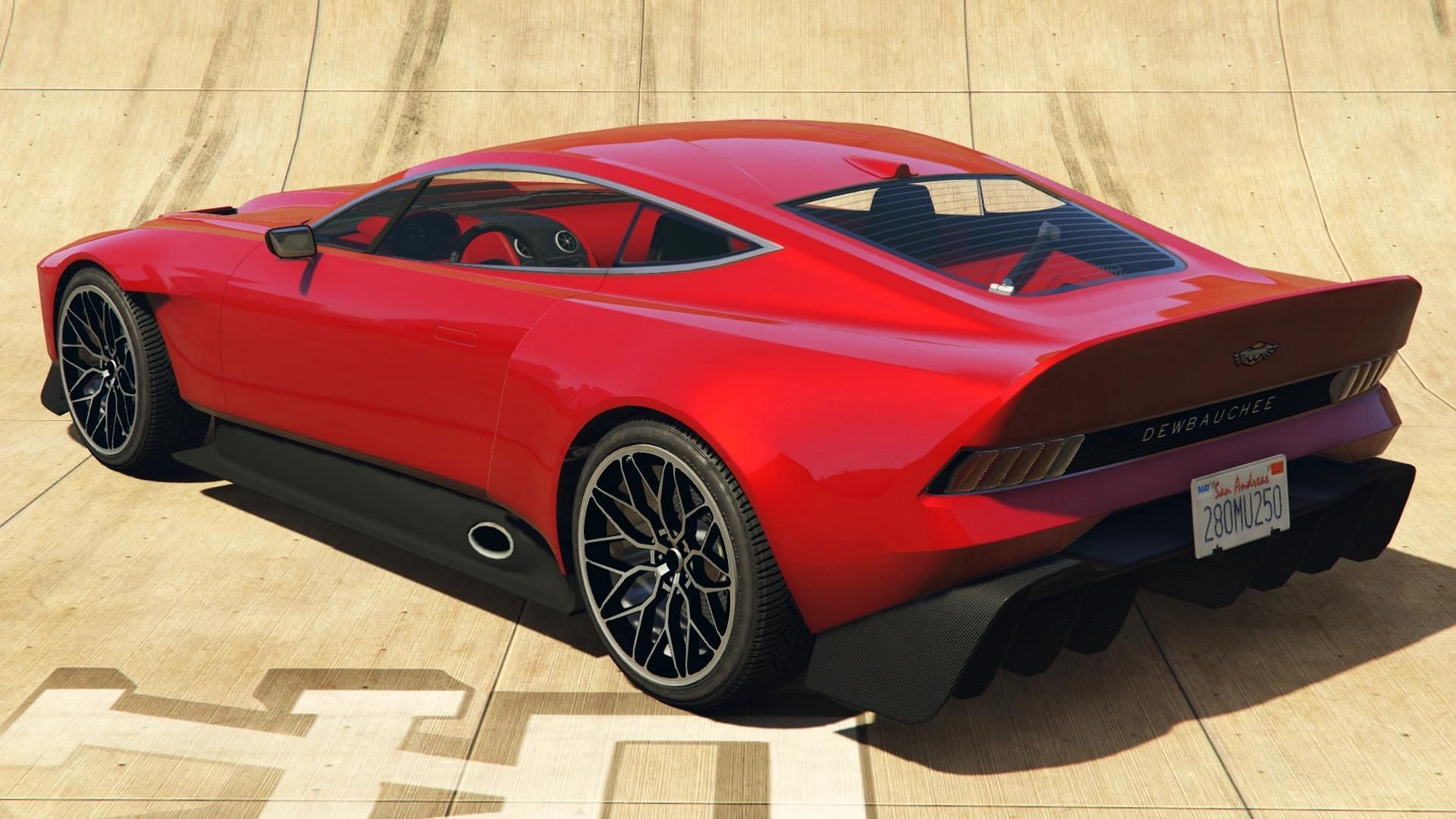 Dewbauchee Champion is quite slow in comparison to other cars in the game (Image via Rockstar Games || GTA Wiki)