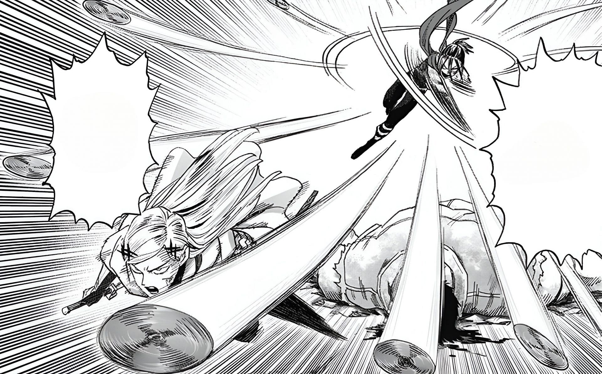 Flash and Sonic as seen in One Punch Man manga (Image via Shueisha)