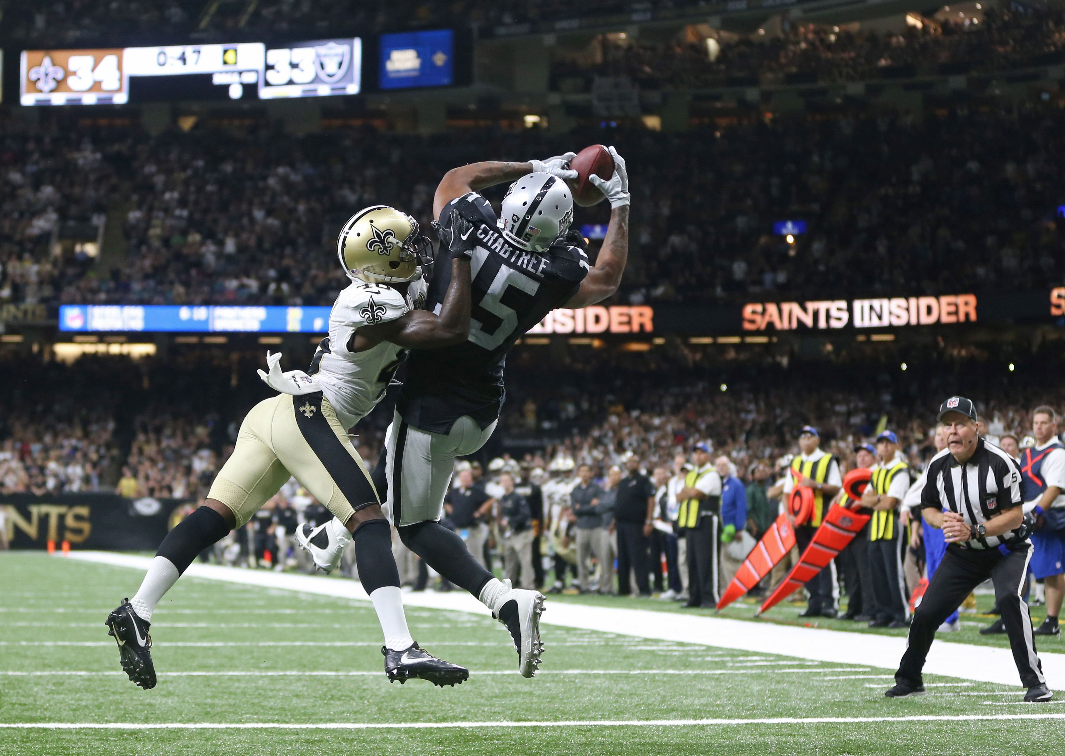 NFL: Oakland Raiders at New Orleans Saints