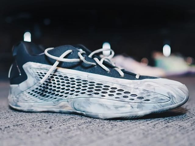 Anthony Edwards x Adidas AE1 Low “Ascent” MX Grey sneakers 