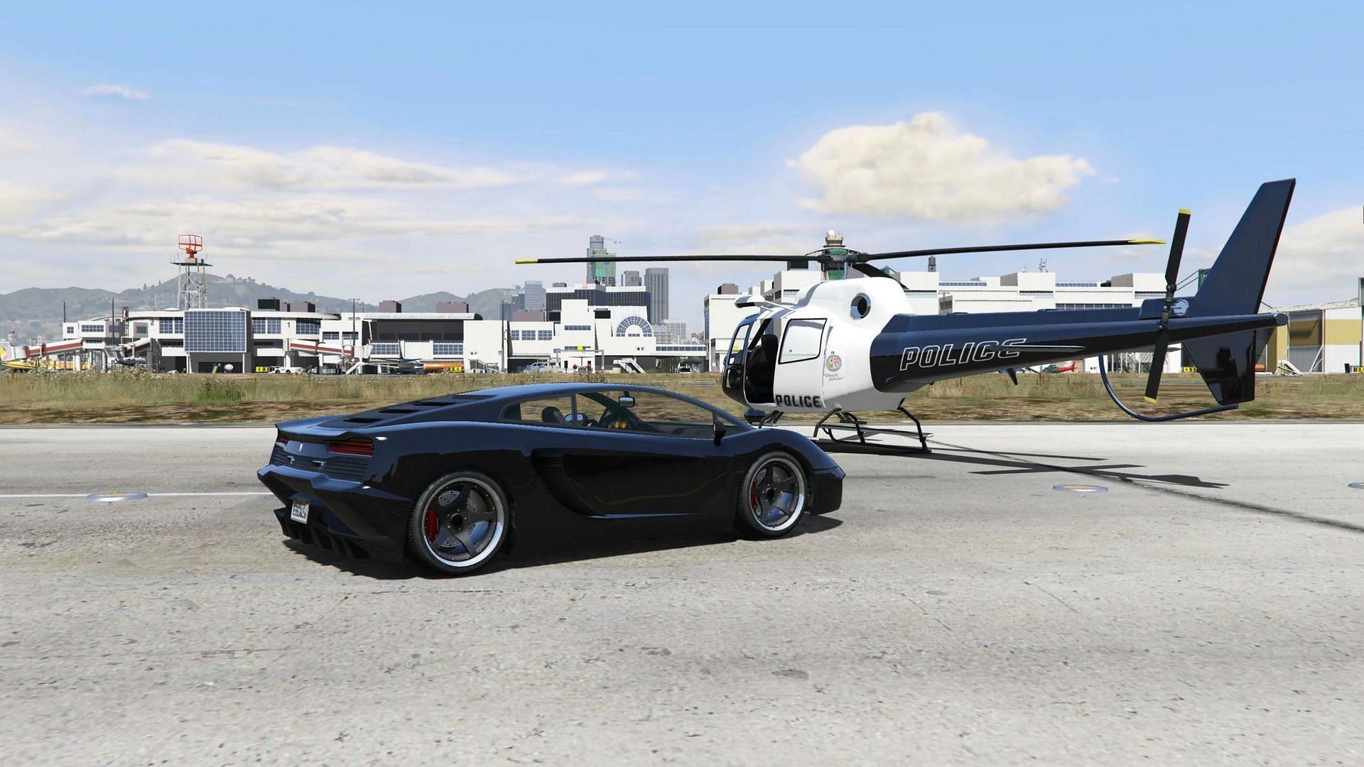 This mod completely changes and enhances the graphics of GTA 5 (Image via gta5-mods/xilandro)