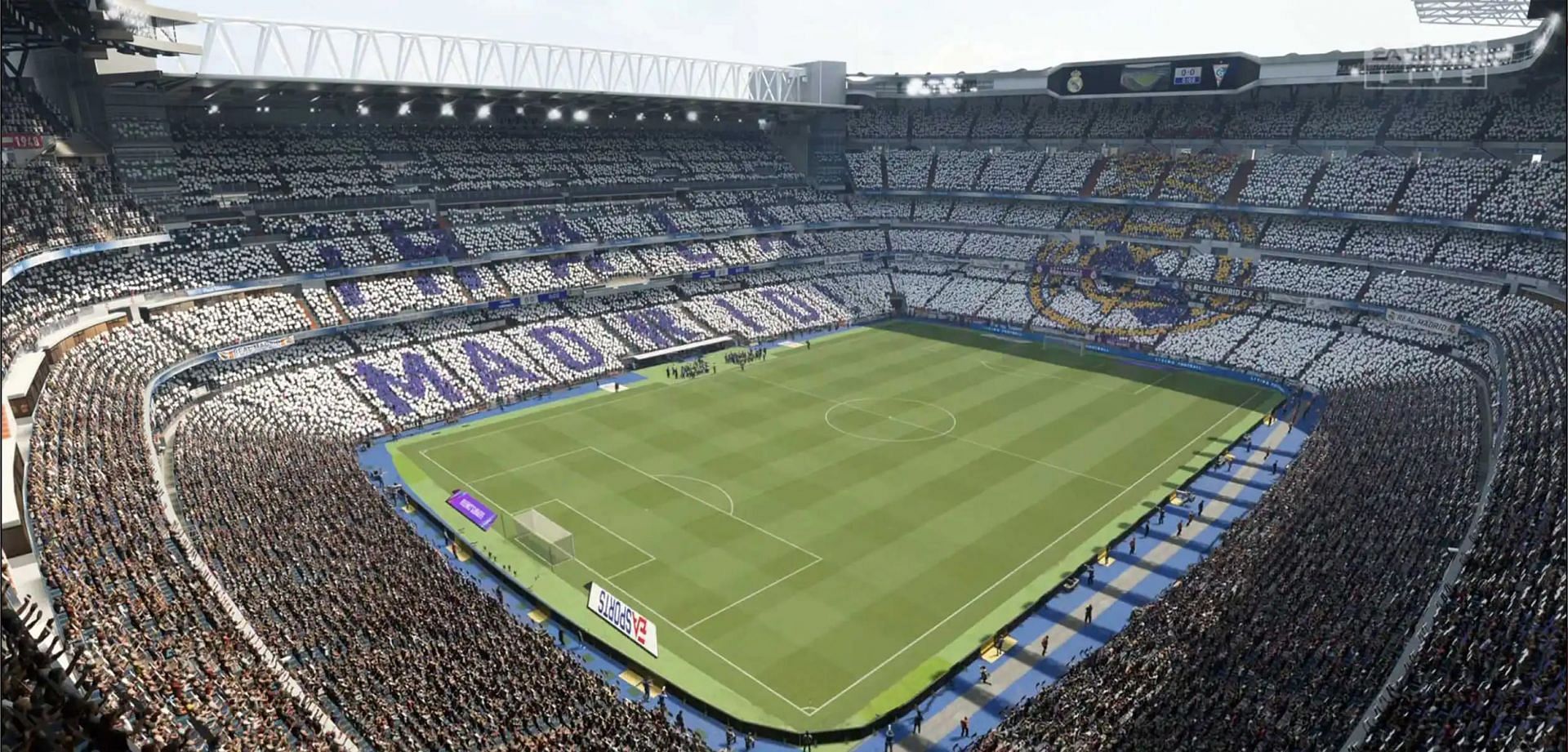 Estadio Santiago Bernab&eacute;u of Real Madrid has been an iconic stadium in the game&#039;s previous versions (Image via EA Sports)