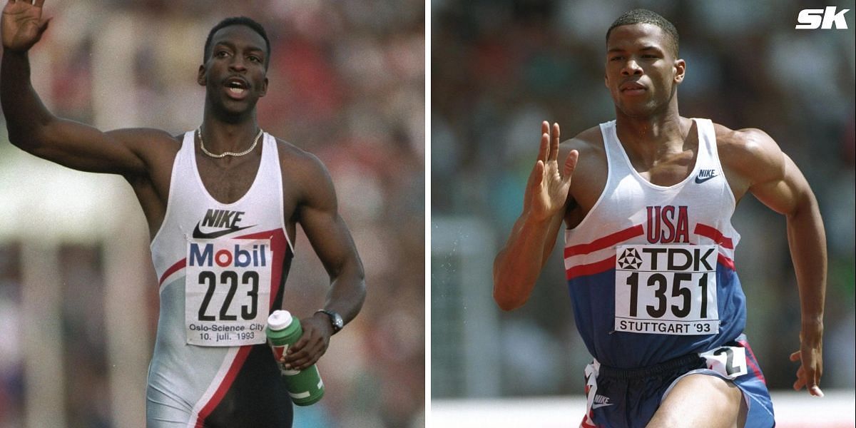 Michael Johnson (L) recounts story behind his 400m win at US Championships 1993 beating Quincy Watts (R) in the finals