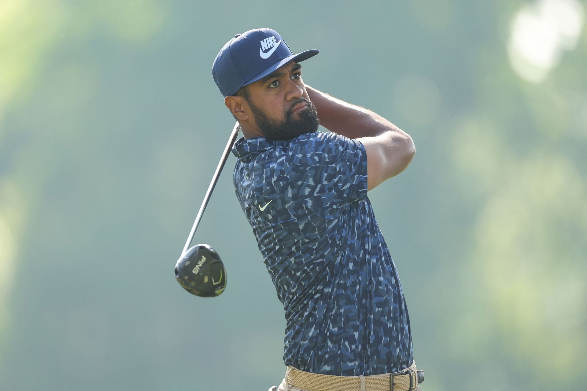 Tony Finau at the 2024 PGA Championship - Round One (Photo by Andrew Redington/Getty Images)