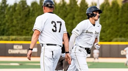 Marek Houston led Wake Forest in its victory over Pittsburgh, smacking one home run and batting in three runs.