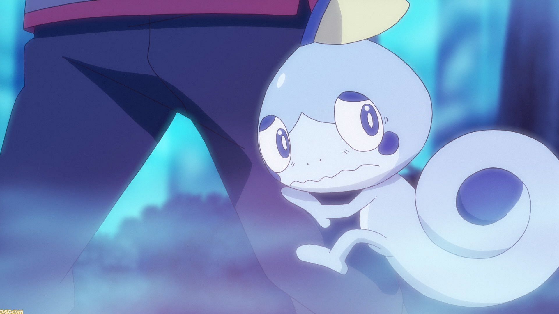 Sobble as seen in the anime (Image via TPC)
