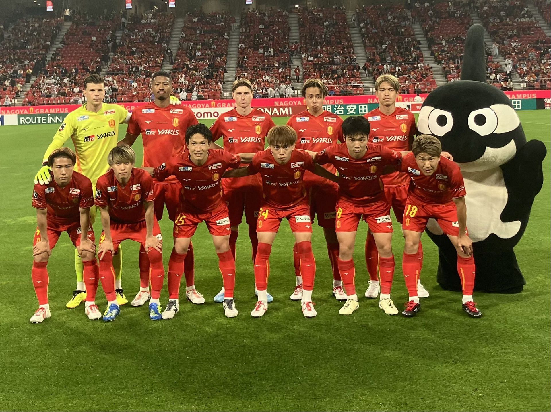 Nagoya Grampus face Sagan Tosu on Saturday 