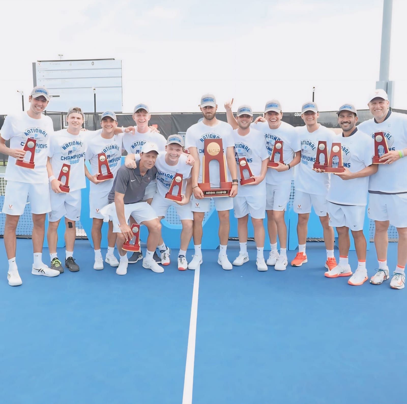 Virginia Cavaliers with the 2022-23 title