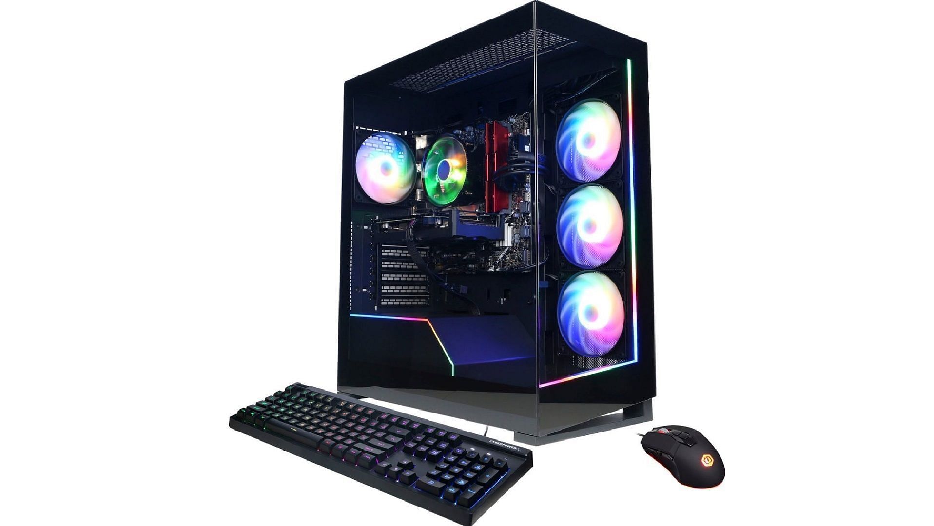 CyberPowerPC Gamer Master Desktop with AMD Ryzen 5 5500 and RTX 4060 (Image via CyberPower)