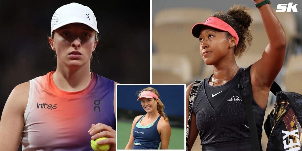 Pam Shriver praises Naomi Osaka, chastises Iga Swiatek. PHOTO: IGA SWIATEK, DANIELLE COLLINS, NAOMI OSAKA  - GETTY