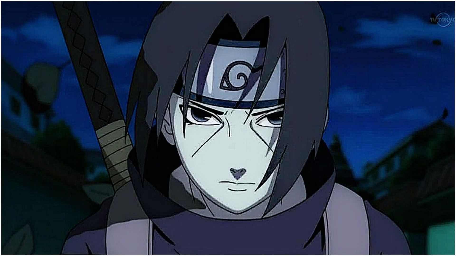 Itachi Uchiha as seen in the Naruto anime (image via Pierrot)
