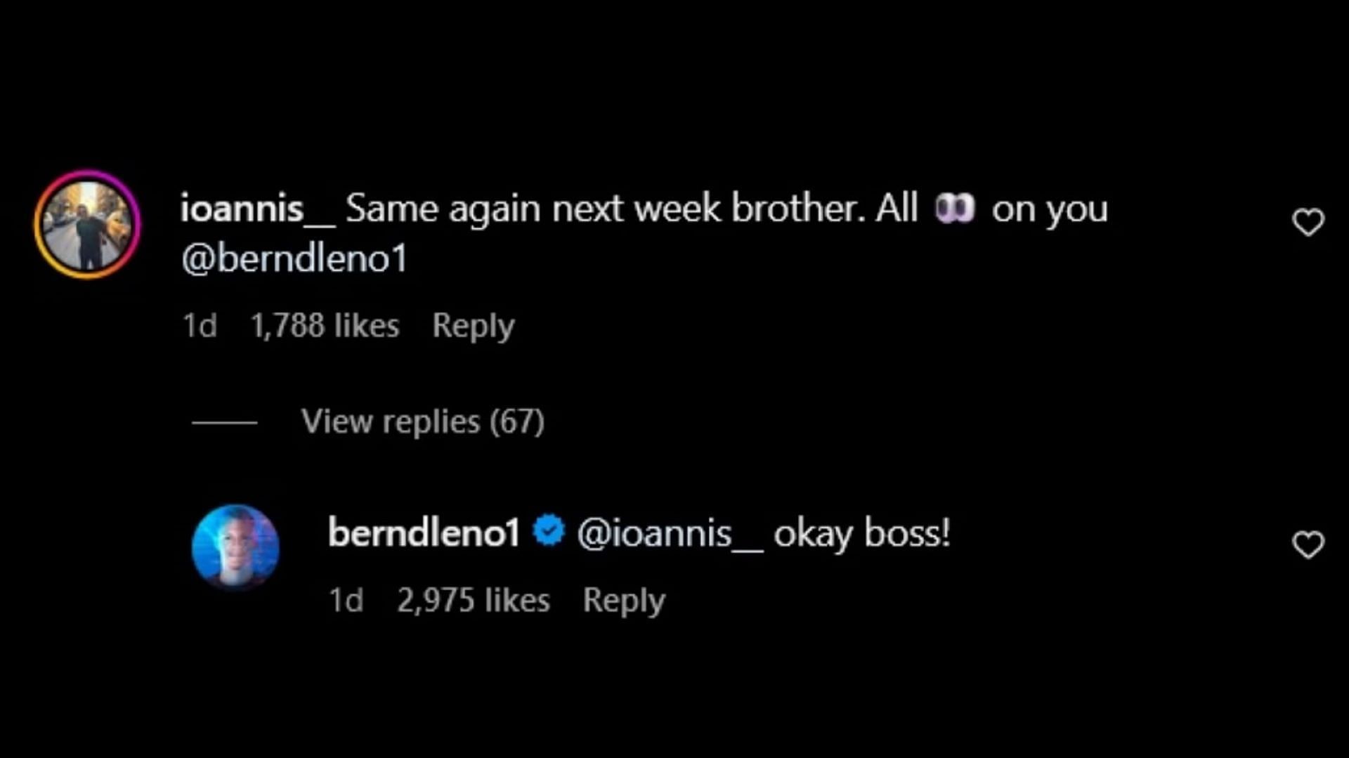 A Gunners fan asks Bernd Leno to keep a clean sheet against Manchester City.