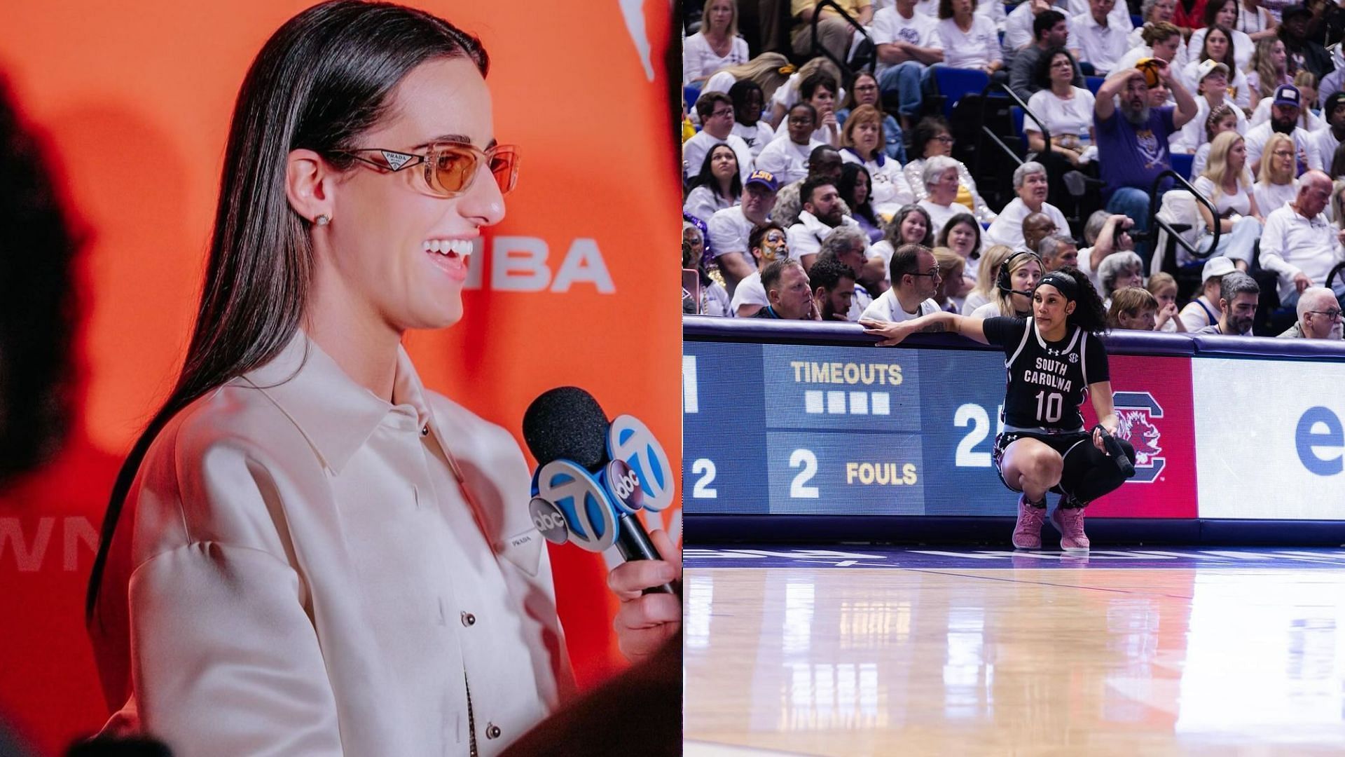 WNBA stars Caitlin Clark and Kamilla Cardoso 