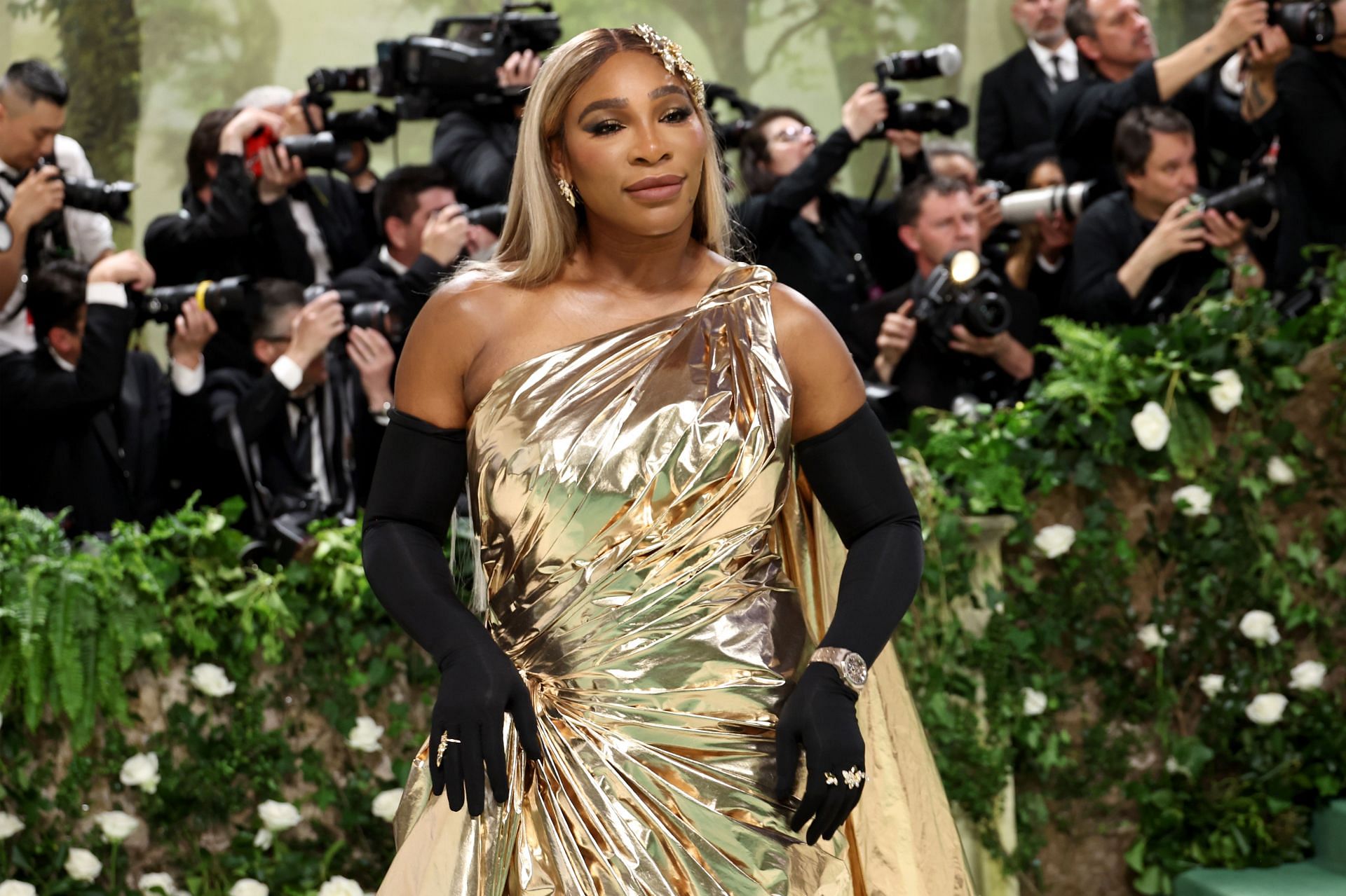 Serena Williams pictured at the 2024 Met Gala