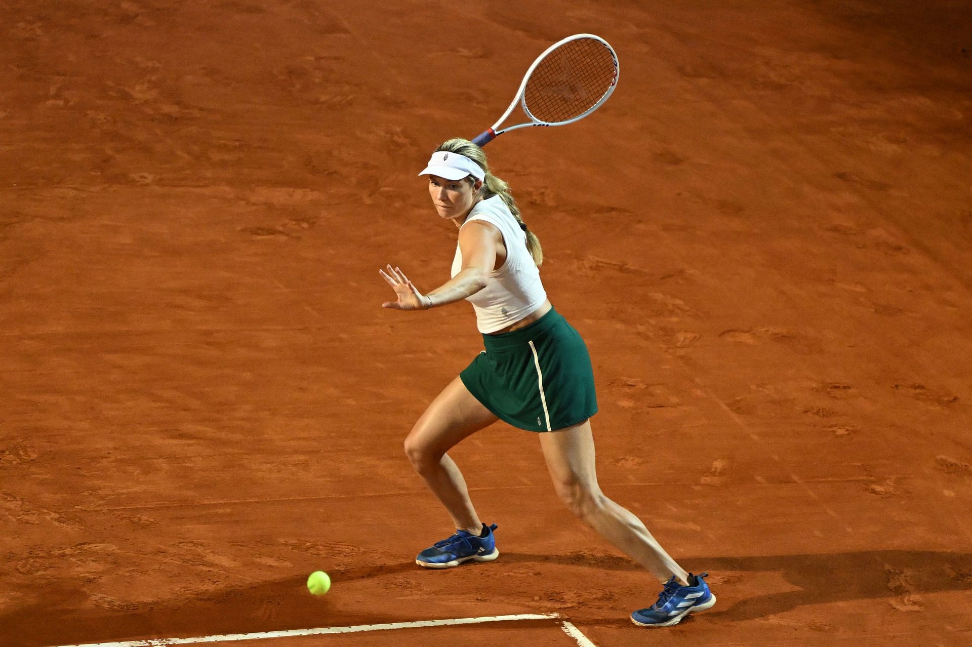 Danielle Collins at the 2024 Italian Open.
