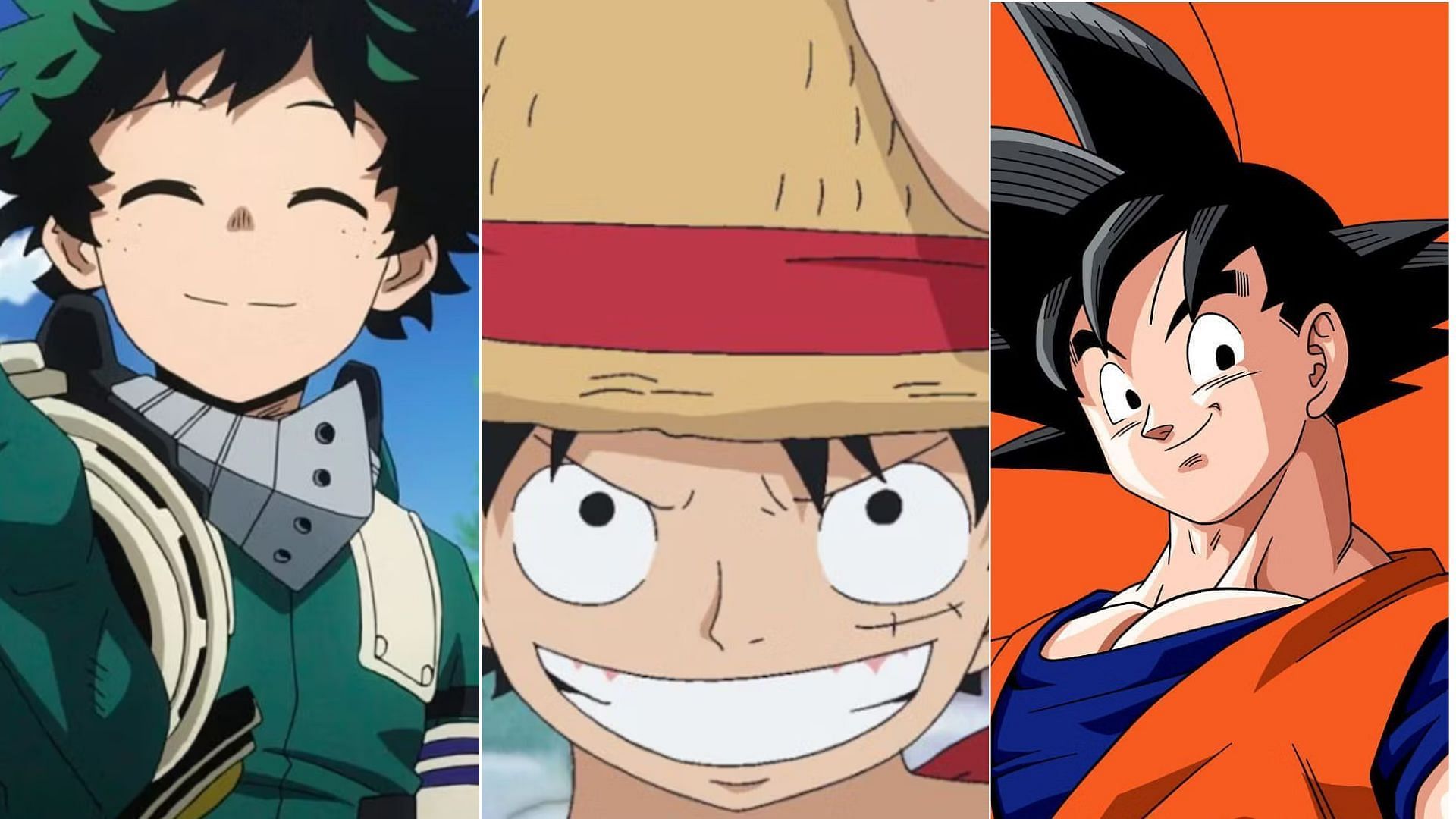 Deku, Monkey D. Luffy, Goku