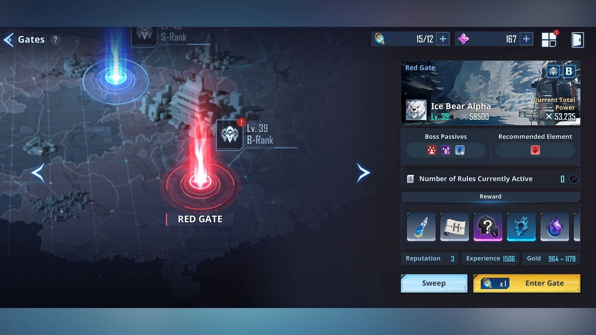 You can get Skill Scrolls by completing the Red Gates. (Image via Netmarble)