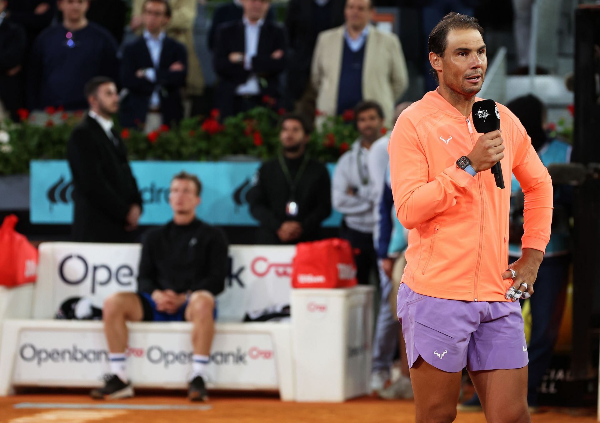 Rafael Nadal bids adieu to fans at the 2024 Madrid Open