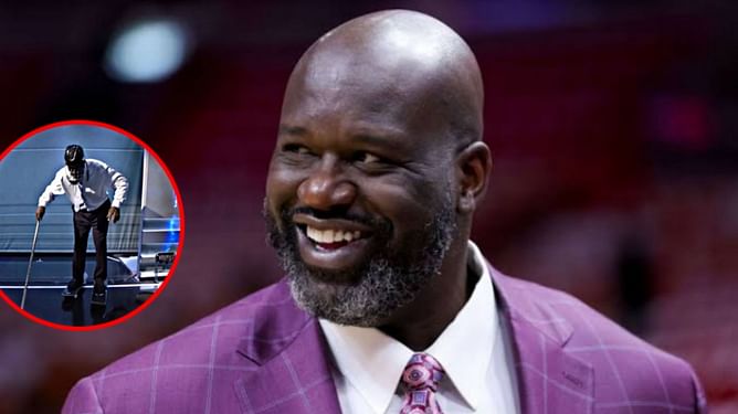 WATCH: Shaq makes star appearance on NHL on TNT with skateboard skates
